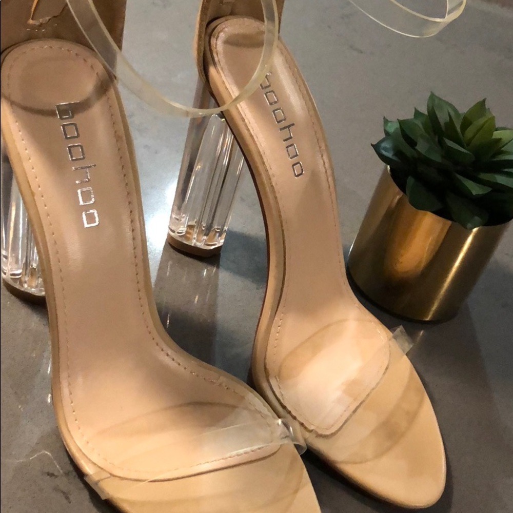 Boohoo Acrylic Block Heels